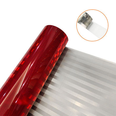 ECE104R Μεταλλιζέ κίτρινο χρώμα E11 ανακλαστική ταινία για ασφάλεια φορτηγού