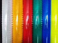 Κόκκινη κιτρινοπράσινη μπλε αντανακλαστική ταινία αυτοκόλλητο 1.22m*45.72m Microprismatic,