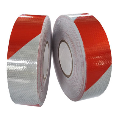High Quality Self Adhesive Red and White Reflective Tapes for Safety LH and RH