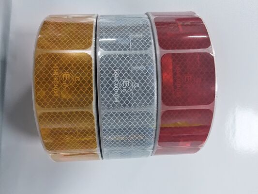 Αυτοκόλλητο ECE 104R Reflective Material Vehicle Safety Road Safety Reflective Tapes for Heavy Trucks