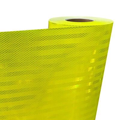 5cm Cinta 3m Reflectivo 8910a Bicycle Reflector Micro Prismatic DOT-C2 Fluorescent Lime Κίτρινο Πράσινη Ανακλαστική Ταινία για φορτηγά