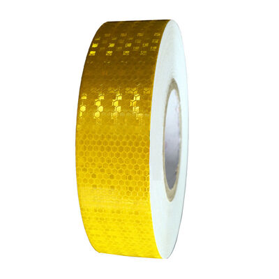 Honeycomb PVC Reflective Material Adhesive Temporary Safety Warning Reflect Sticker
