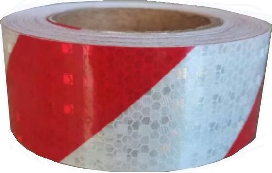 20cm*50m Κίτρινο και μαύρο PVC Εκτυπώσιμο Ανακλαστικό Υλικό Honeycomb Crystal Lattice Ripe Tape για αυτοκίνητα και φορτηγά οχήματα